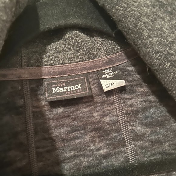 NWOT Marmot Wool Jacket, Scandinavian Stitching, Warm, Size S - Picture 6 of 9